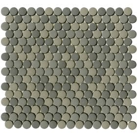 L’Antic colonial Glaze dots greys matt 31,5x29cm mozaïek