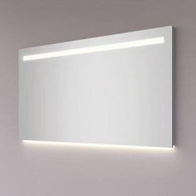 Hipp-design SPV4000 spiegel met 1 horizontale LED baan en indirecte verlichting onder