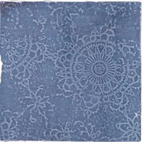 vtwonen Craft midnight blue glossy decor 12,5×12,5cm wandtegel