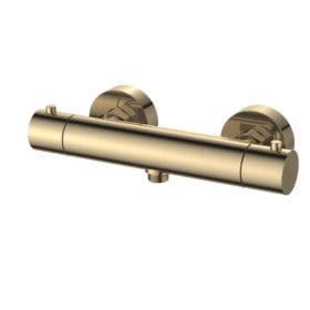 Regn thermostatische douchemengkraan geborsteld goud 10009BB