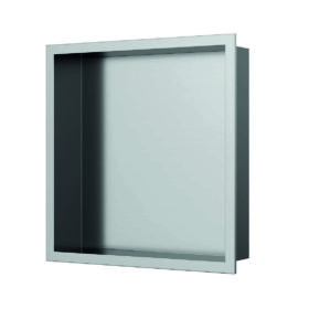 Luca sanitair inbouwnis 30x30x6,5cm RVS LUN3030BN