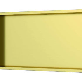 Luca sanitair inbouwnis 30x60x6,5cm geborsteld goud LUN6030BG