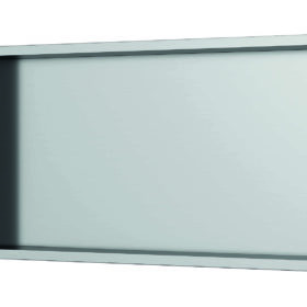 Luca sanitair inbouwnis 30x60x6,5cm RVS LUN6030BN