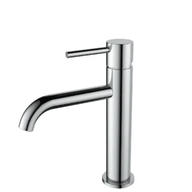 Regn coldstart wastafelkraan medium chroom 10020CR