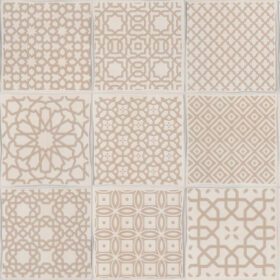 L’Antic Colonial Ronda deco beige 16x16cm wandtegel