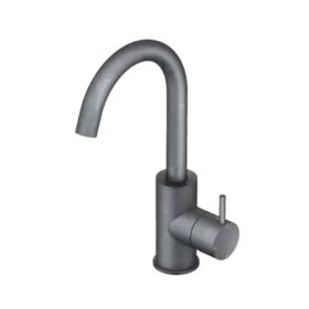 Hotbath Cobber CB004AI wastafelkraan met draaibare uitloop verouderd ijzer