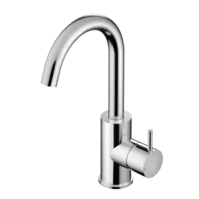 Hotbath Cobber CB004CR wastafelkraan met draaibare uitloop chroom