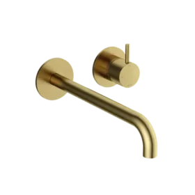 Hotbath Cobber CB105EXT25BBP afbouwdeel tbv inbouw wastafelkraan geborsteld goud PVD