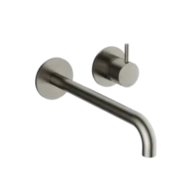 Hotbath Cobber CB105EXT25GN afbouwdeel tbv inbouw wastafelkraan geborsteld nickel