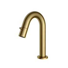 Hotbath Cobber U001BBP hoge fonteinkraan geborsteld goud PVD
