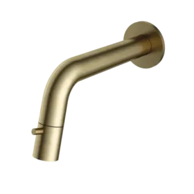 Hotbath Cobber UW001BB wand fonteinkraan geborsteld goud